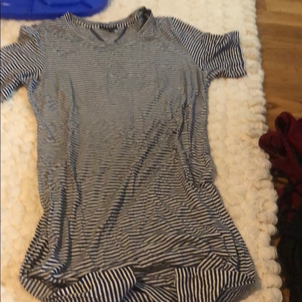 Theory striped t shirt dress